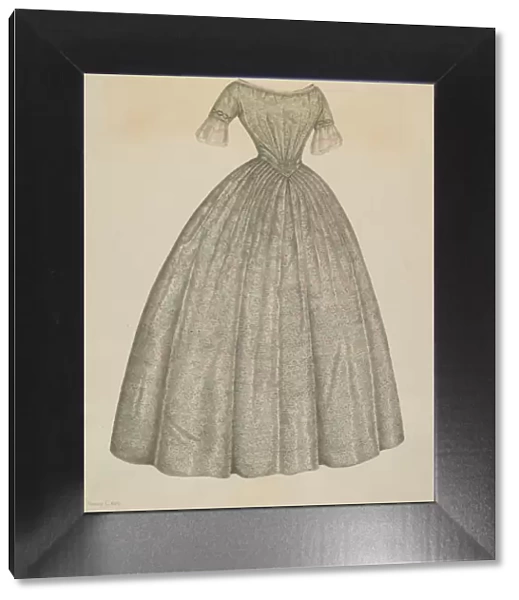 Dress, c. 1938. Creator: Nancy Crimi