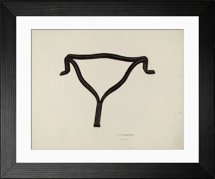 Framed Print : Trivet, c. 1942. Creator: Clarence W Dawson Framed Print : Trivet, c. 1942. Creator: Clarence W Dawson