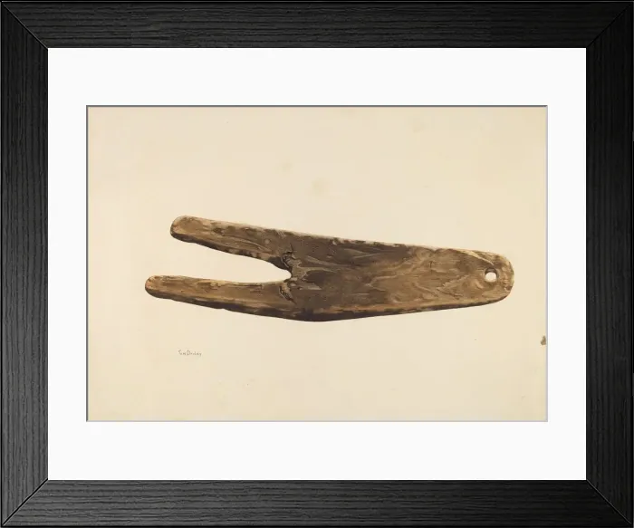 Framed Print : Bootjack, c. 1939. Creator: Thomas Dooley Framed Print : Bootjack, c. 1939. Creator: Thomas Dooley
