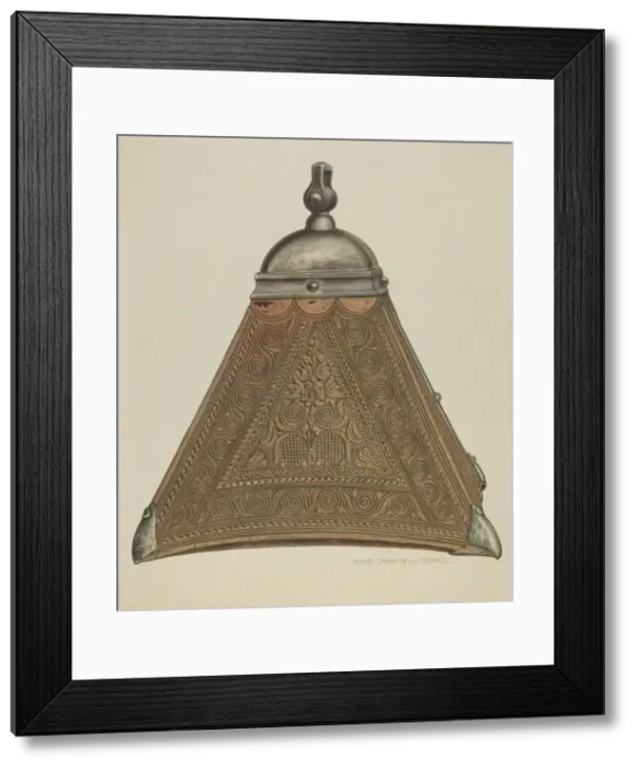 Framed Print : Wooden Stirrup, 1935 / 1942. Creator: Rose Campbell-Gerke Framed Print : Wooden Stirrup, 1935 / 1942. Creator: Rose Campbell-Gerke