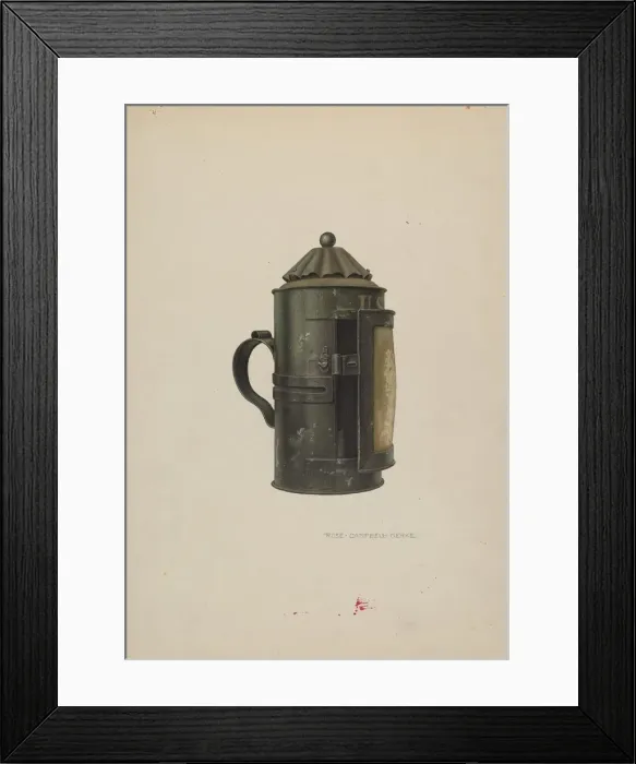Framed Print : Lantern, c. 1940. Creator: Rose Campbell-Gerke Framed Print : Lantern, c. 1940. Creator: Rose Campbell-Gerke