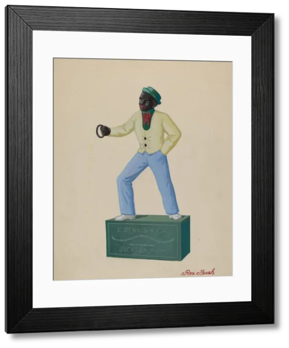 Framed Print : Cast Iron Dobbie, c. 1936. Creator: Rex F Bush Framed Print : Cast Iron Dobbie, c. 1936. Creator: Rex F Bush