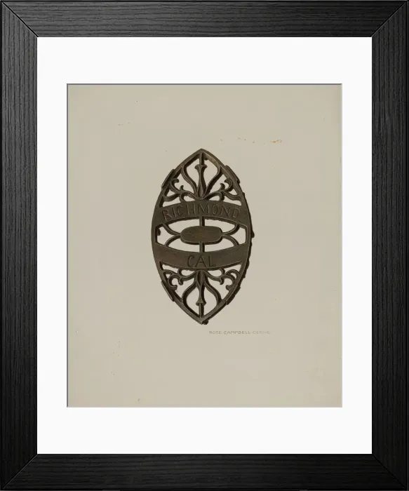 Framed Print : Flatiron Stand, c. 1940. Creator: Rose Campbell-Gerke Framed Print : Flatiron Stand, c. 1940. Creator: Rose Campbell-Gerke