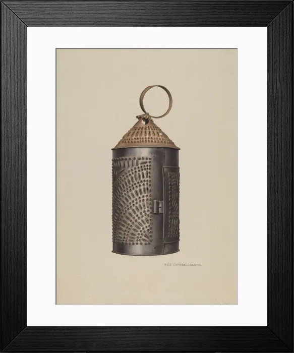 Framed Print : Lantern, 1935 / 1942. Creator: Rose Campbell-Gerke Framed Print : Lantern, 1935 / 1942. Creator: Rose Campbell-Gerke