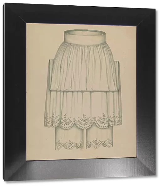 Petticoat and Pantalettes, c. 1938. Creator: Rex F Bush