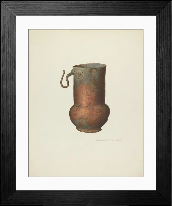 Framed Print : Individual Container for Indians Daily Portion of Food, c. 1940 Framed Print : Individual Container for Indians Daily Portion of Food, c. 1940