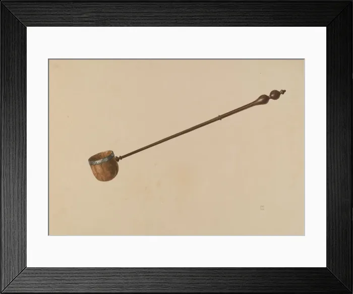 Framed Print : Toddy Ladle, c. 1939. Creator: Douglas Campbell Framed Print : Toddy Ladle, c. 1939. Creator: Douglas Campbell