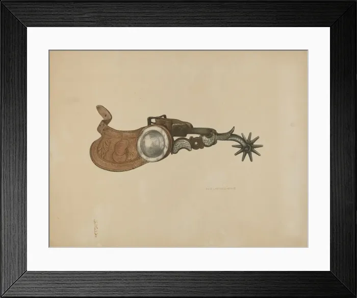 Framed Print : Spur, c. 1939. Creator: Rose Campbell-Gerke Framed Print : Spur, c. 1939. Creator: Rose Campbell-Gerke