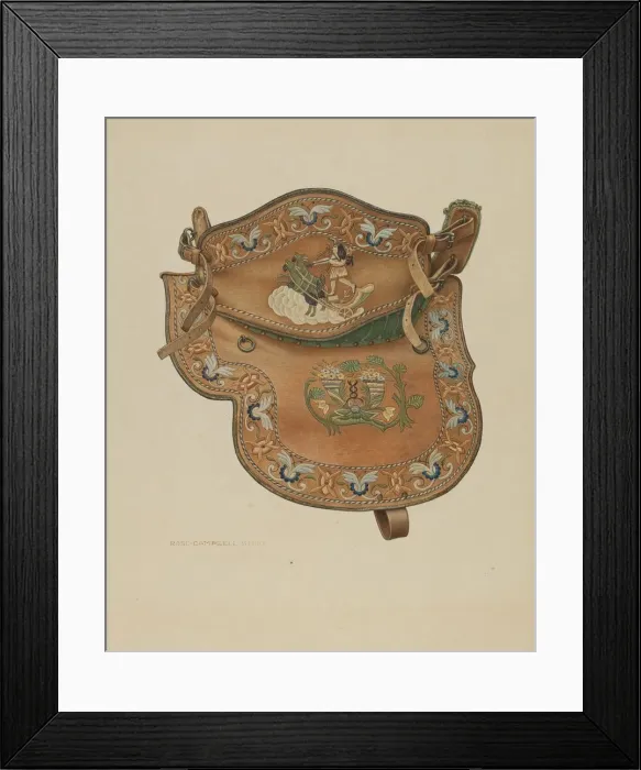Framed Print : Saddle, 1935 / 1942. Creator: Rose Campbell-Gerke Framed Print : Saddle, 1935 / 1942. Creator: Rose Campbell-Gerke