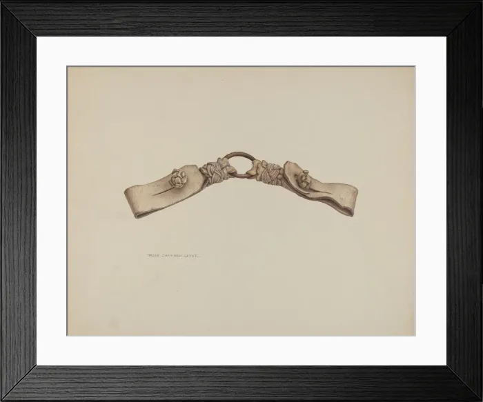 Framed Print : Horse Hobble, c. 1941. Creator: Rose Campbell-Gerke Framed Print : Horse Hobble, c. 1941. Creator: Rose Campbell-Gerke
