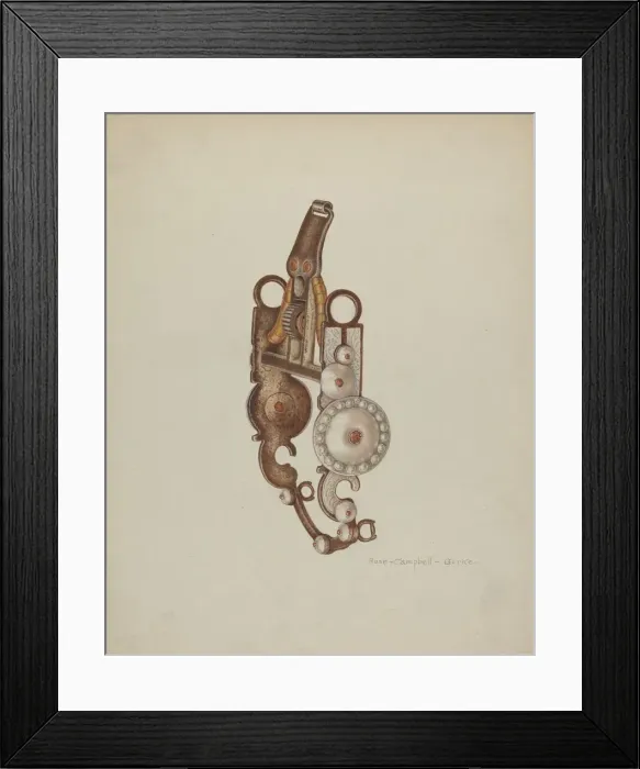 Framed Print : Spade Bit, c. 1936. Creator: Rose Campbell-Gerke Framed Print : Spade Bit, c. 1936. Creator: Rose Campbell-Gerke