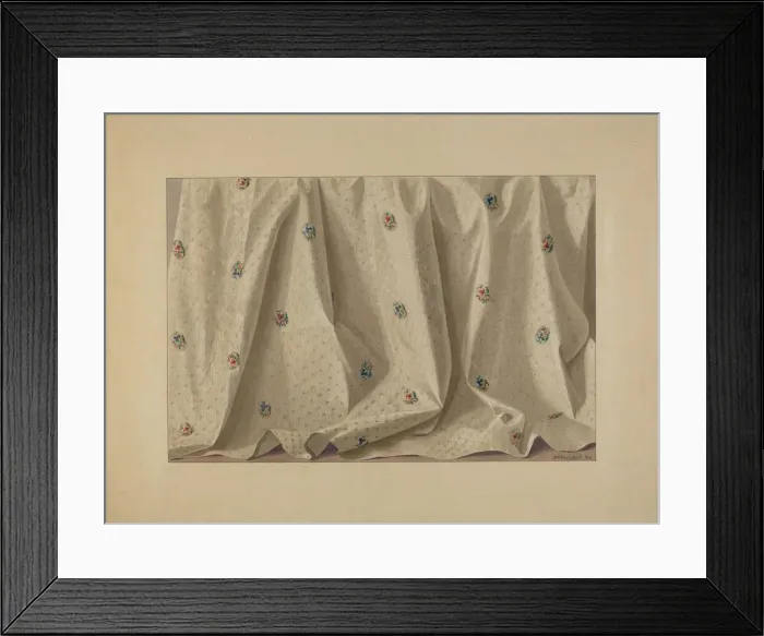 Framed Print : Dress Material, c. 1938. Creator: Douglas Campbell Framed Print : Dress Material, c. 1938. Creator: Douglas Campbell