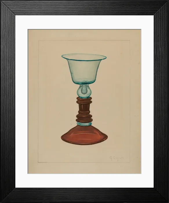 Framed Print : Goblet, c. 1936. Creator: Giacinto Capelli Framed Print : Goblet, c. 1936. Creator: Giacinto Capelli