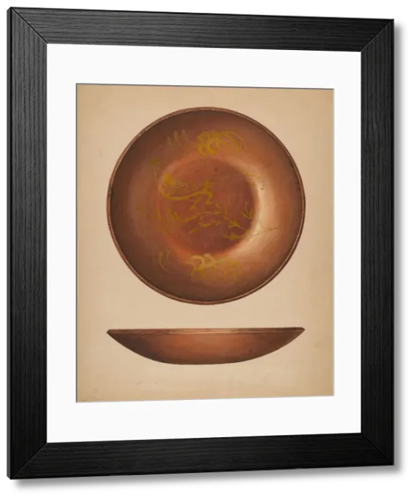Framed Print : Plate, c. 1939. Creator: Giacinto Capelli Framed Print : Plate, c. 1939. Creator: Giacinto Capelli