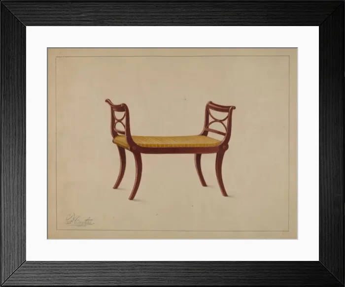 Framed Print : Window Seat, 1937. Creator: Ferdinand Cartier Framed Print : Window Seat, 1937. Creator: Ferdinand Cartier