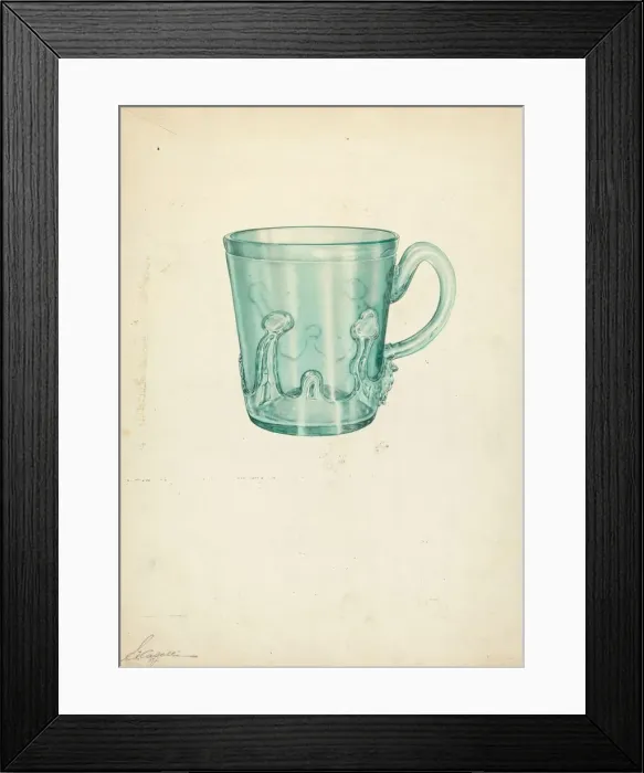 Framed Print : Mug, 1939. Creator: Giacinto Capelli Framed Print : Mug, 1939. Creator: Giacinto Capelli