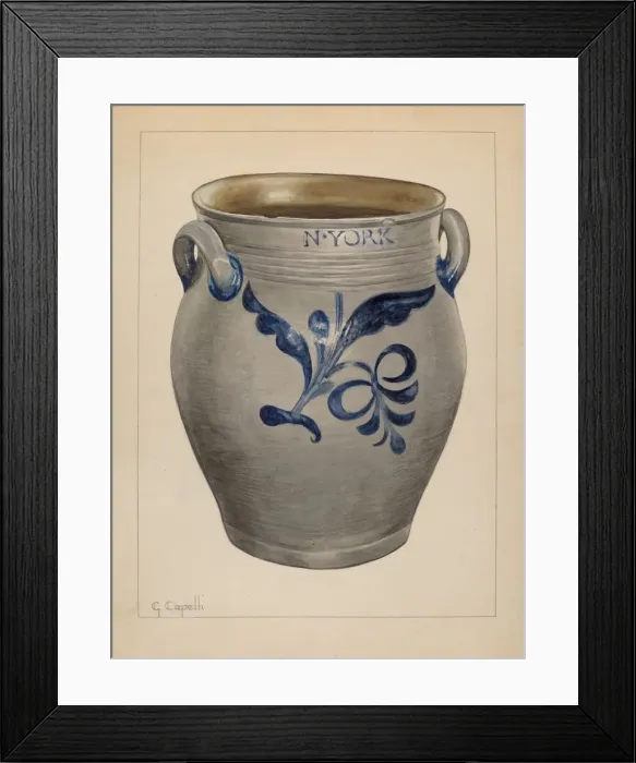 Framed Print : Jar, c. 1937. Creator: Giacinto Capelli Framed Print : Jar, c. 1937. Creator: Giacinto Capelli