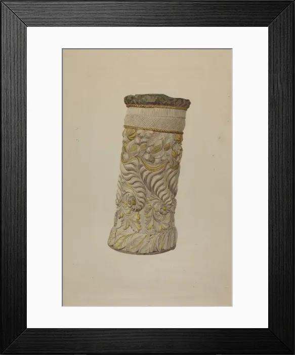 Framed Print : Mast Sheath, c. 1937. Creator: Lucille Chabot Framed Print : Mast Sheath, c. 1937. Creator: Lucille Chabot