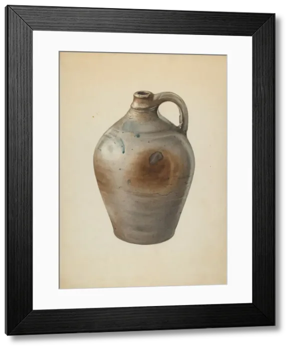 Framed Print : Jug, c. 1937. Creator: Giacinto Capelli Framed Print : Jug, c. 1937. Creator: Giacinto Capelli