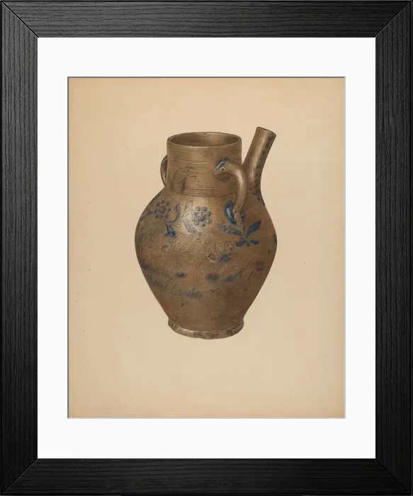 Framed Print : Water Jug, c. 1940. Creator: Giacinto Capelli Framed Print : Water Jug, c. 1940. Creator: Giacinto Capelli