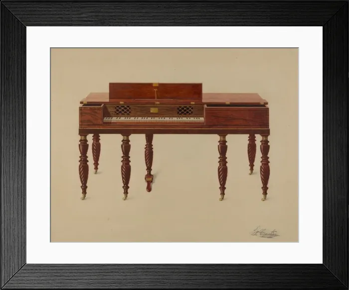 Framed Print : Piano Forte, c. 1936. Creator: Ferdinand Cartier Framed Print : Piano Forte, c. 1936. Creator: Ferdinand Cartier