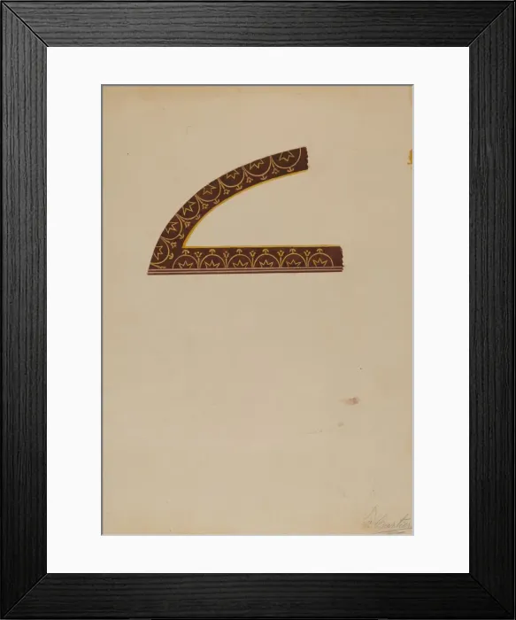 Framed Print : Design from China Closet, 1935  /  1942. Creator: Ferdinand Cartier