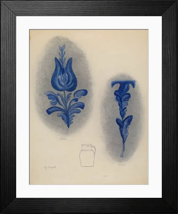 Framed Print : Pitcher, probably 1937 / 1938. Creator: Giacinto Capelli Framed Print : Pitcher, probably 1937 / 1938. Creator: Giacinto Capelli