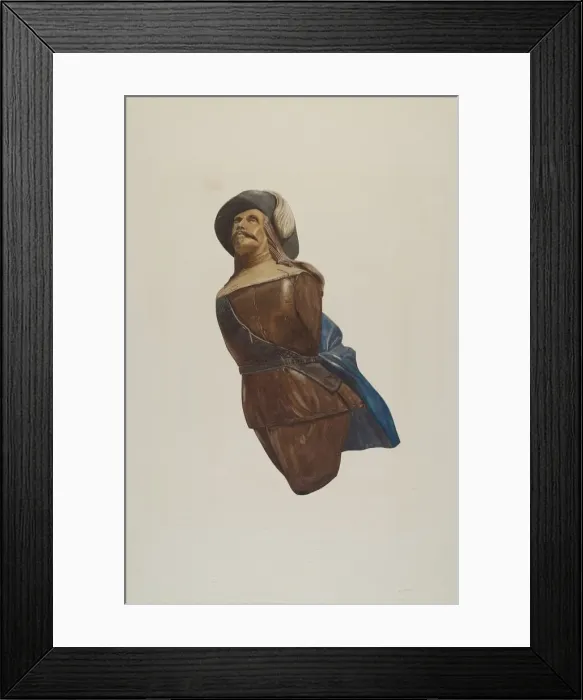 Framed Print : Figurehead, c. 1936. Creator: Lucille Chabot Framed Print : Figurehead, c. 1936. Creator: Lucille Chabot