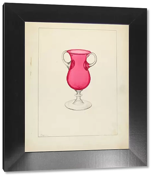 Vase, c. 1940. Creator: Giacinto Capelli