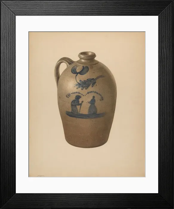 Framed Print : Jug, c. 1939. Creator: Giacinto Capelli Framed Print : Jug, c. 1939. Creator: Giacinto Capelli