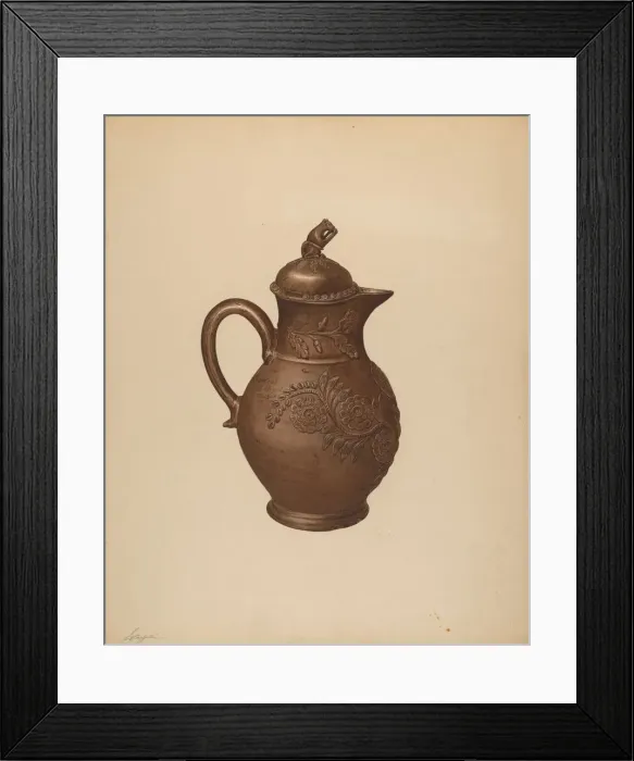Framed Print : Teapot, c. 1940. Creator: Giacinto Capelli Framed Print : Teapot, c. 1940. Creator: Giacinto Capelli