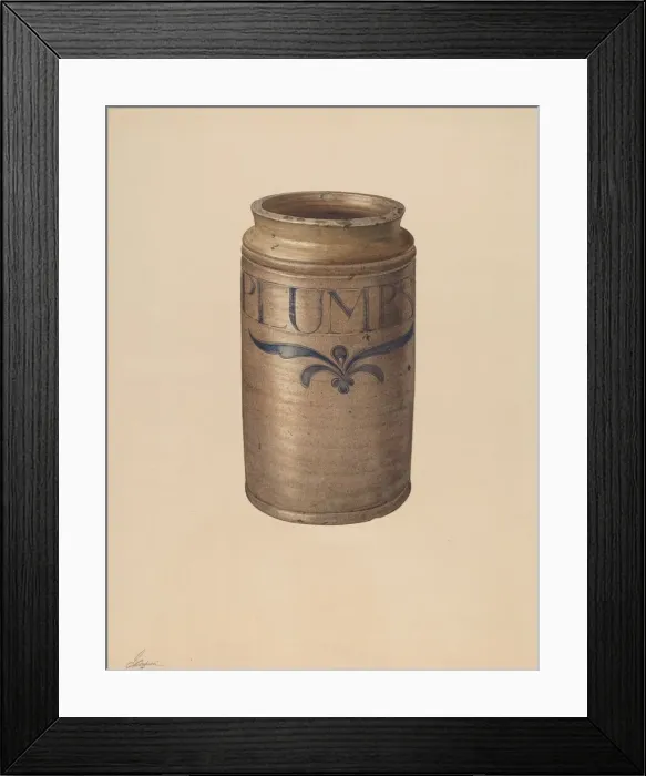 Framed Print : Jar, 1939. Creator: Giacinto Capelli Framed Print : Jar, 1939. Creator: Giacinto Capelli