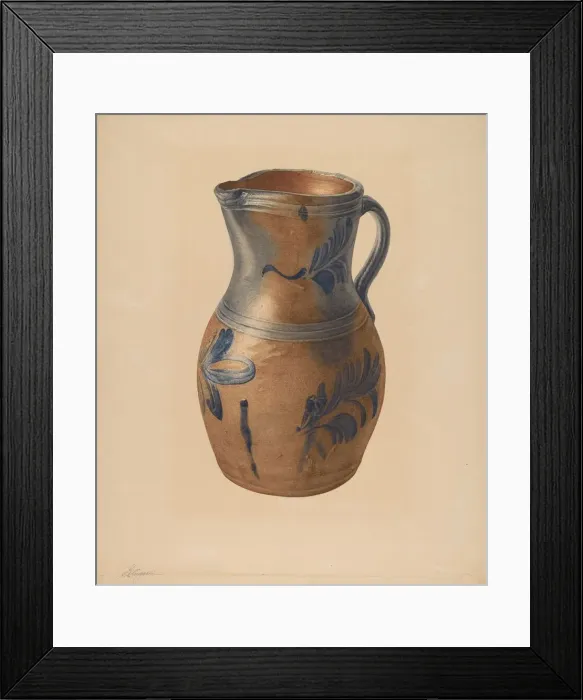Framed Print : Pitcher, c. 1940. Creator: Giacinto Capelli Framed Print : Pitcher, c. 1940. Creator: Giacinto Capelli