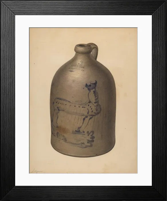 Framed Print : Jug, 1941. Creator: Giacinto Capelli Framed Print : Jug, 1941. Creator: Giacinto Capelli