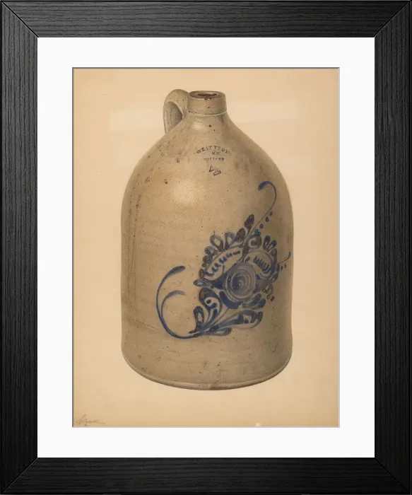 Framed Print : Jug, 1941. Creator: Giacinto Capelli Framed Print : Jug, 1941. Creator: Giacinto Capelli