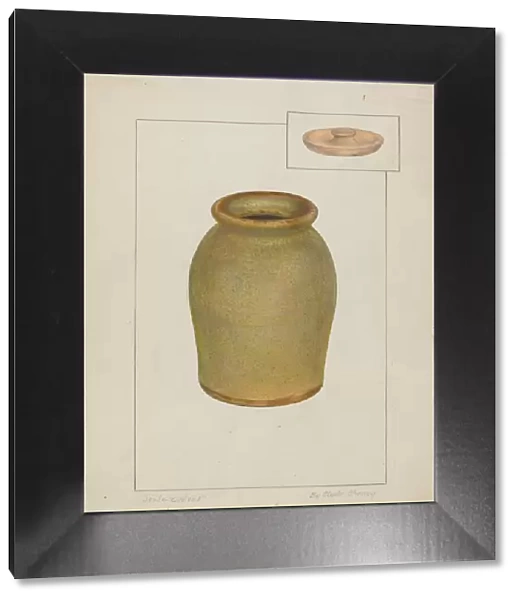 Preserve Jar, 1935  /  1942. Creator: Clyde L. Cheney