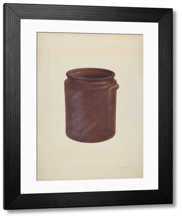 Framed Print : Eardley Jar, c. 1938. Creator: Clyde L. Cheney Framed Print : Eardley Jar, c. 1938. Creator: Clyde L. Cheney