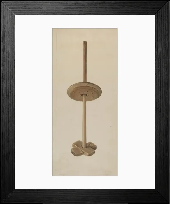 Framed Print : Dasher for Butter Churn, 1935 / 1942. Creator: Clyde L. Cheney Framed Print : Dasher for Butter Churn, 1935 / 1942. Creator: Clyde L. Cheney