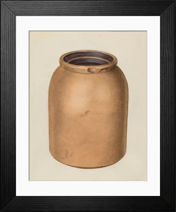 Framed Print : Two Quart Jar, 1935 / 1942. Creator: Clyde L. Cheney Framed Print : Two Quart Jar, 1935 / 1942. Creator: Clyde L. Cheney