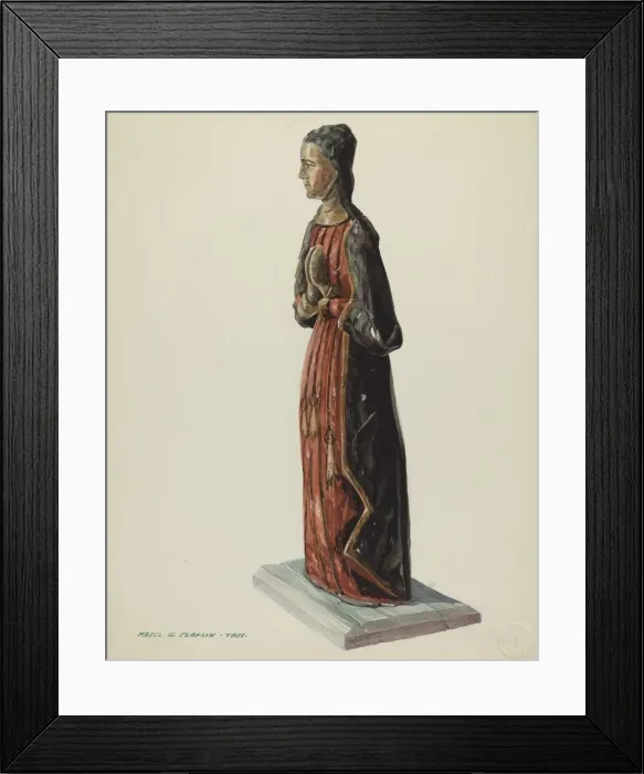 Framed Print : Unnamed Bulto, 1935 / 1942. Creator: Majel G. Claflin Framed Print : Unnamed Bulto, 1935 / 1942. Creator: Majel G. Claflin