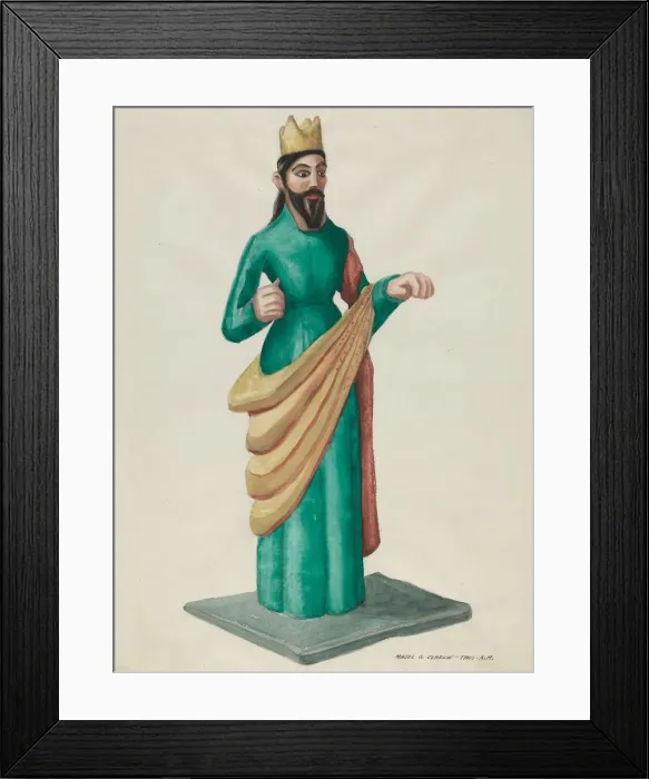 Framed Print : Archangel Bulto, c. 1937. Creator: Majel G. Claflin