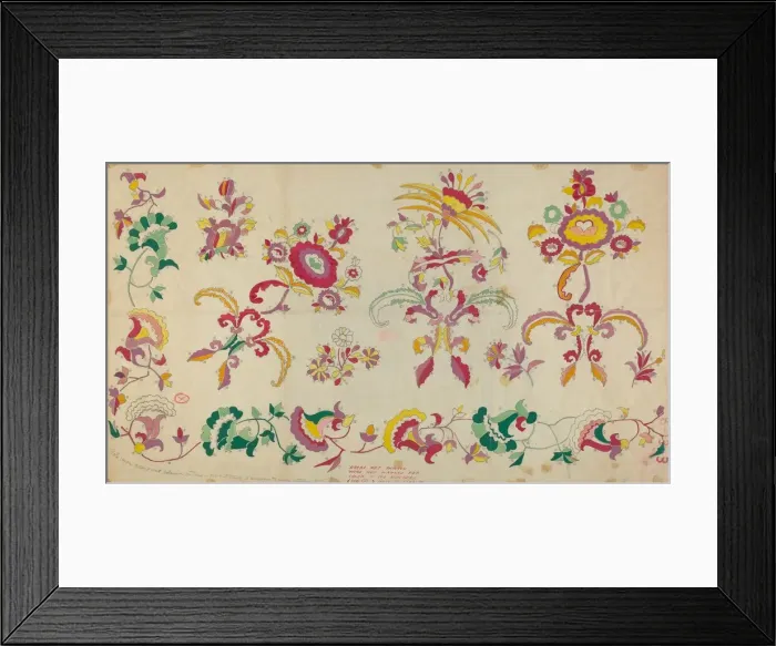 Framed Print : Spanish Colonial Bedspread, 1935 / 1942. Creator: Majel G. Claflin Framed Print : Spanish Colonial Bedspread, 1935 / 1942. Creator: Majel G. Claflin