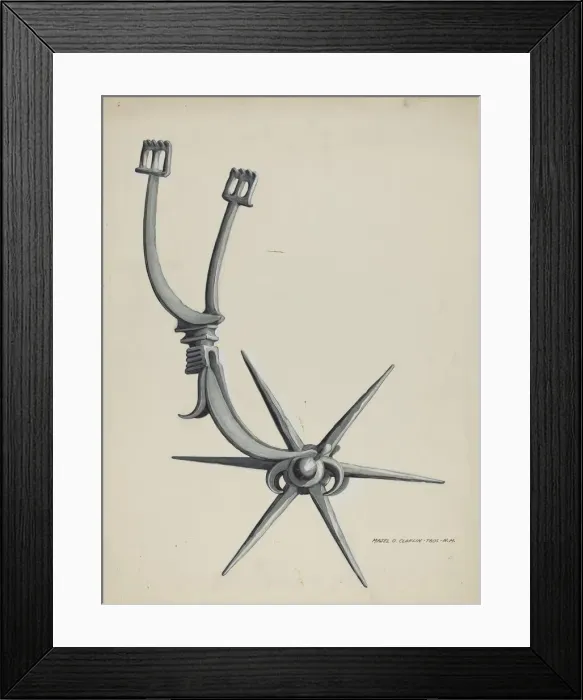 Framed Print : Spur, c. 1937. Creator: Majel G. Claflin Framed Print : Spur, c. 1937. Creator: Majel G. Claflin