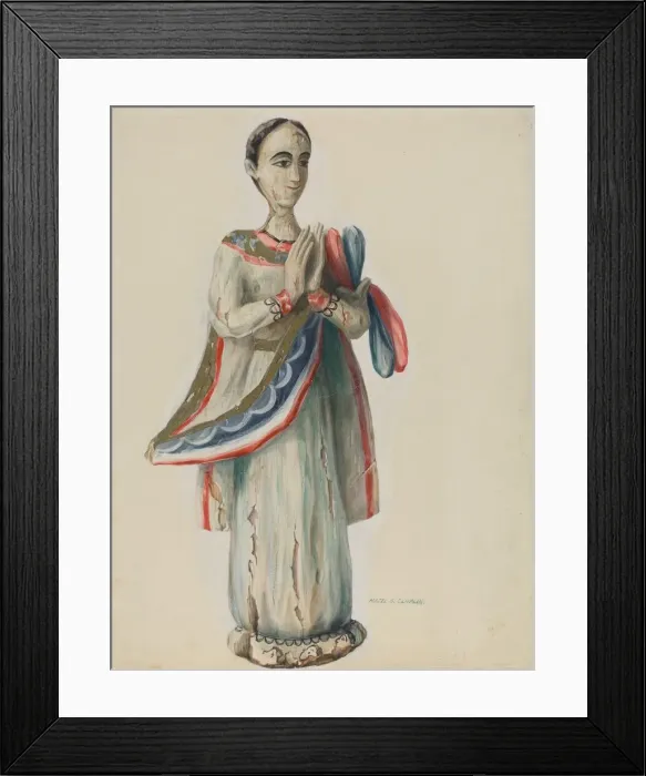 Framed Print : Immaculate Conception, 1935 / 1942. Creator: Majel G. Claflin Framed Print : Immaculate Conception, 1935 / 1942. Creator: Majel G. Claflin