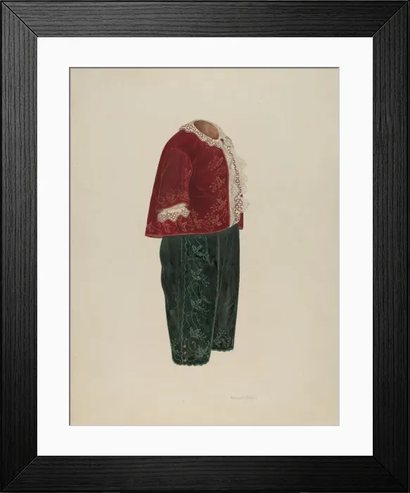 Framed Print : Boys Suit, 1935 / 1942. Creator: Nancy Crimi Framed Print : Boys Suit, 1935 / 1942. Creator: Nancy Crimi