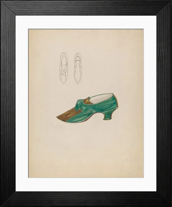 Framed Print : Slippers, c. 1936. Creator: Margaret Concha Framed Print : Slippers, c. 1936. Creator: Margaret Concha