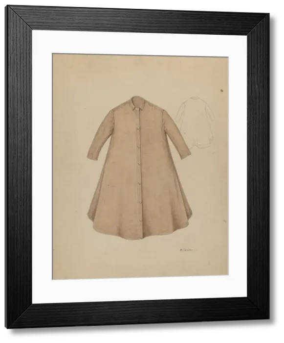 Framed Print : Childs Coat, c. 1937. Creator: Margaret Concha Framed Print : Childs Coat, c. 1937. Creator: Margaret Concha