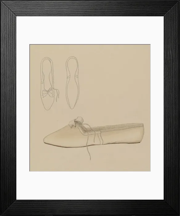 Framed Print : Slipper, 1935 / 1942. Creator: Nancy Crimi Framed Print : Slipper, 1935 / 1942. Creator: Nancy Crimi