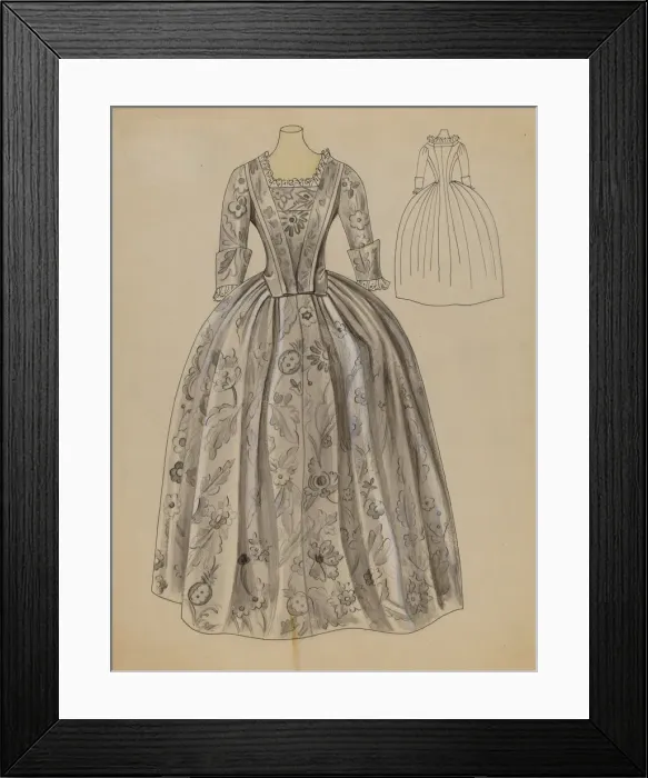 Framed Print : Wedding Dress, 1935 / 1942. Creator: Margaret Concha Framed Print : Wedding Dress, 1935 / 1942. Creator: Margaret Concha