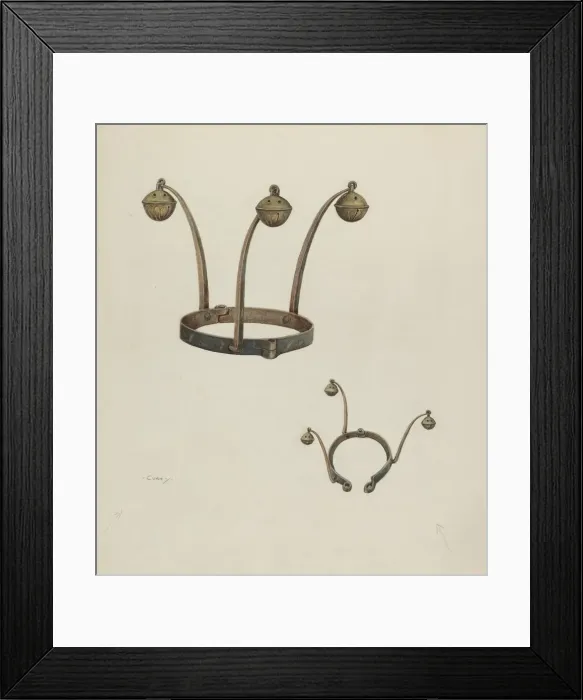 Framed Print : Slave Collar, c. 1937. Creator: Al Curry Framed Print : Slave Collar, c. 1937. Creator: Al Curry